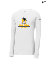 Milton HS Softball Split - Nike Dri-Fit Poly Long Sleeve