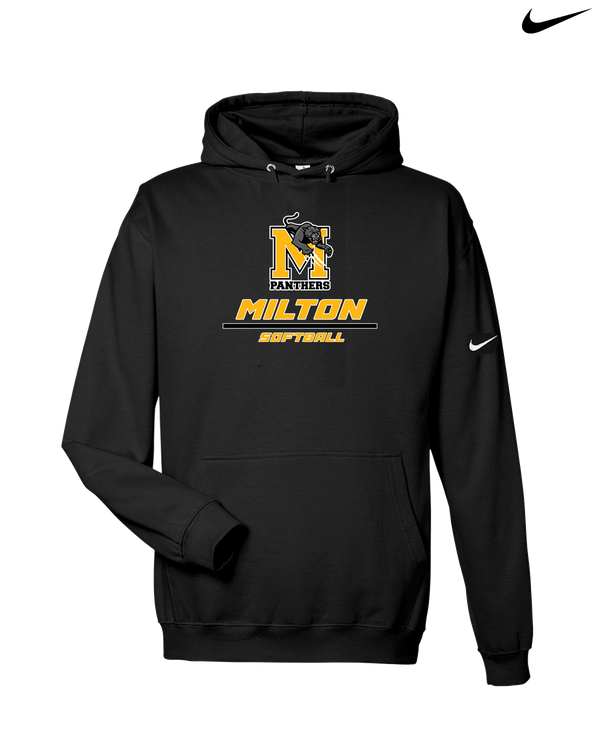 Milton HS Softball Split - Nike Club Fleece Hoodie