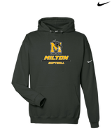 Milton HS Softball Split - Nike Club Fleece Hoodie