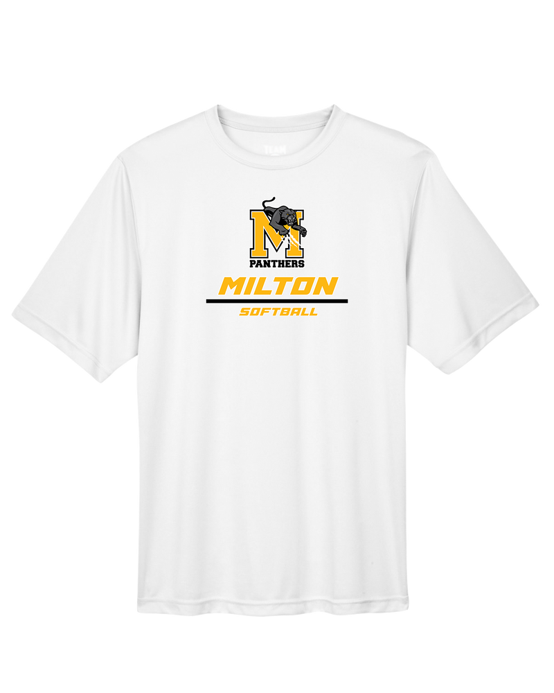 Milton HS Softball Split - Performance T-Shirt
