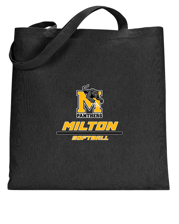 Milton HS Softball Split - Tote Bag