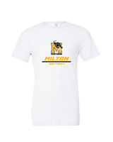 Milton HS Softball Split - Mens Tri Blend Shirt