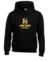 Milton HS Softball Split - Cotton Hoodie