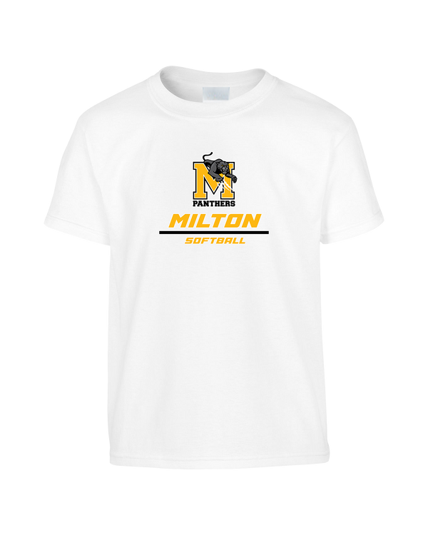 Milton HS Softball Split - Youth T-Shirt