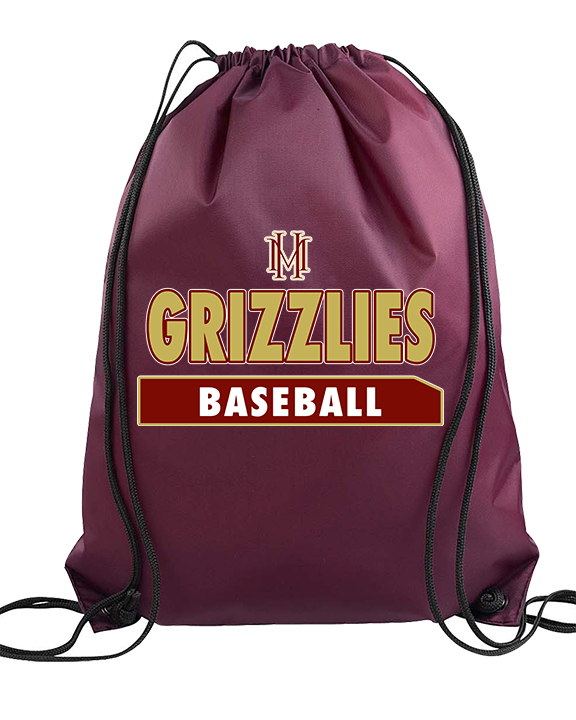 Mission Hills HS Baseball Baseball - Drawstring Bag