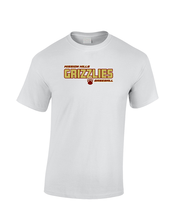 Mission Hills HS Baseball Bold - Cotton T-Shirt