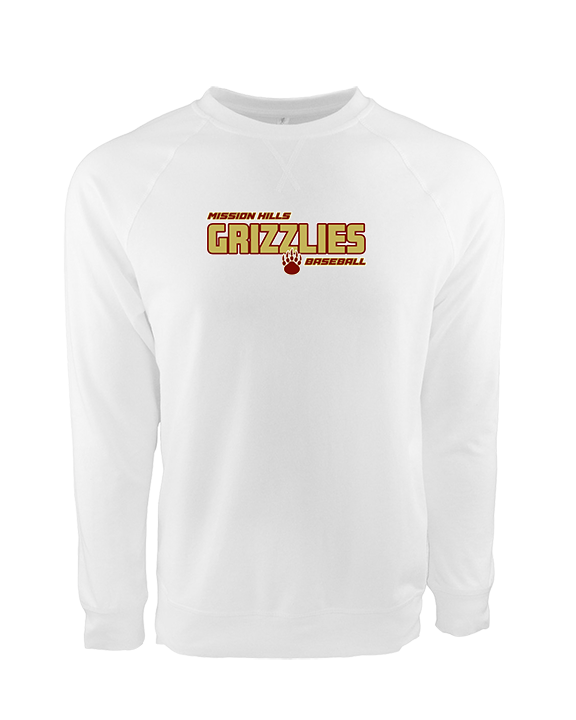 Mission Hills HS Baseball Bold - Crewneck Sweatshirt
