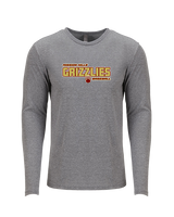 Mission Hills HS Baseball Bold - Tri-Blend Long Sleeve
