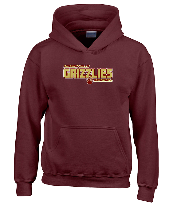 Mission Hills HS Baseball Bold - Youth Hoodie