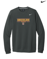 Mission Hills HS Baseball Border - Mens Nike Crewneck