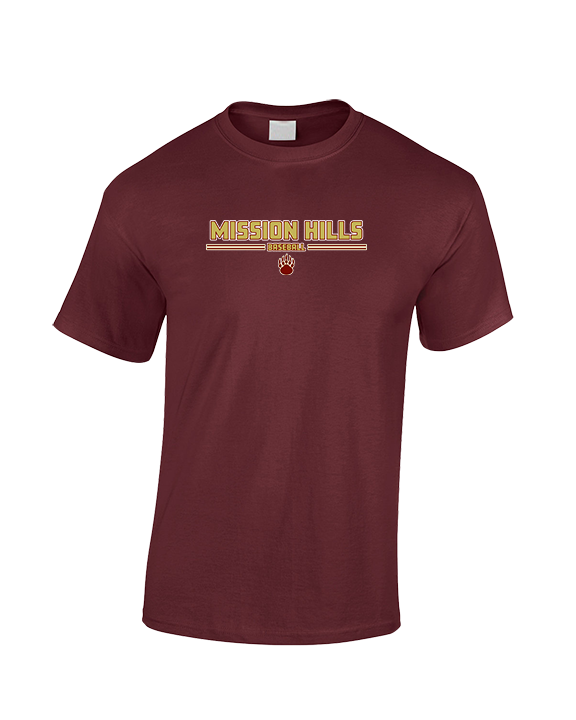 Mission Hills HS Baseball Keen - Cotton T-Shirt