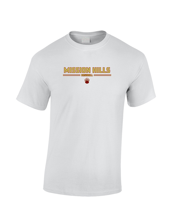 Mission Hills HS Baseball Keen - Cotton T-Shirt
