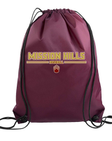 Mission Hills HS Baseball Keen - Drawstring Bag
