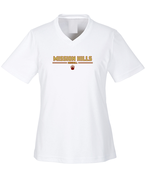 Mission Hills HS Baseball Keen - Womens Performance Shirt