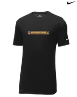 Mission Hills HS Baseball Lines - Mens Nike Cotton Poly Tee
