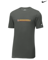 Mission Hills HS Baseball Lines - Mens Nike Cotton Poly Tee