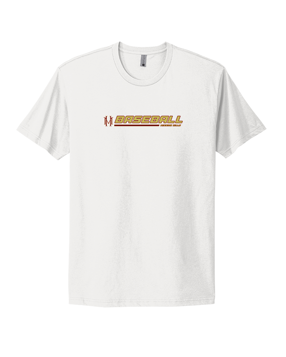 Mission Hills HS Baseball Lines - Mens Select Cotton T-Shirt