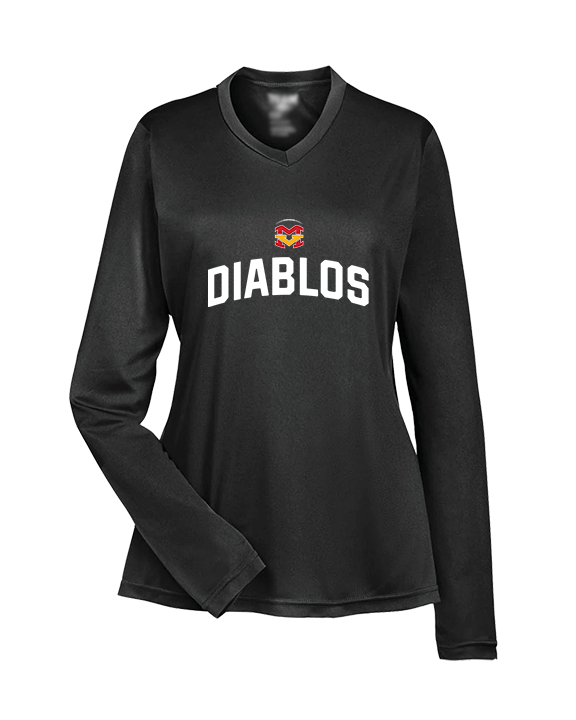 Mission Viejo HS Football Arch - Womens Performance Longsleeve