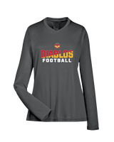 Mission Viejo HS Football Double - Womens Performance Longsleeve