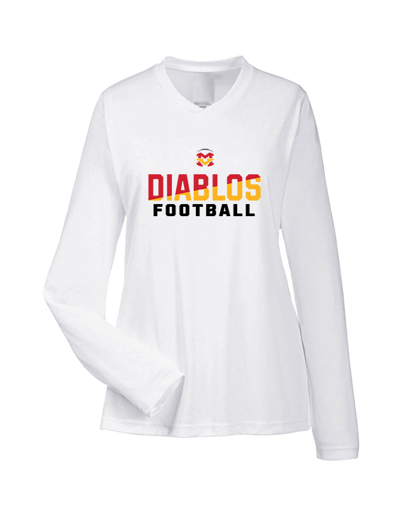 Mission Viejo HS Football Double - Womens Performance Longsleeve