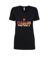 Mission Viejo HS Football Double - Womens Vneck
