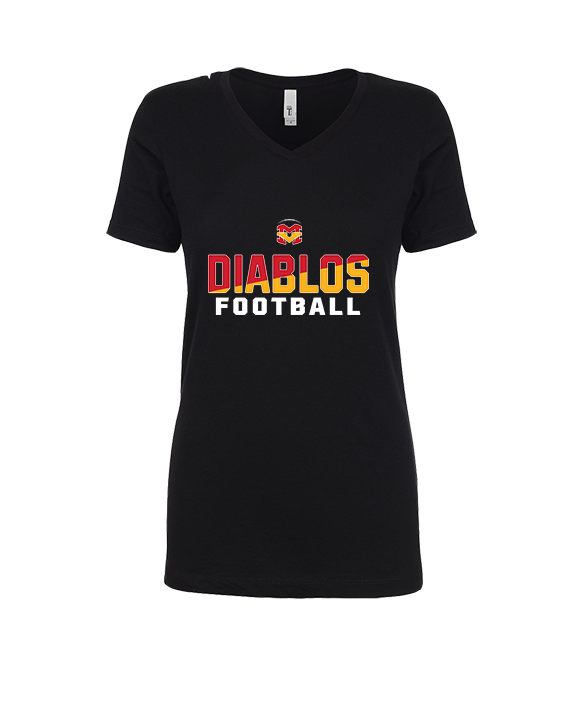 Mission Viejo HS Football Double - Womens Vneck
