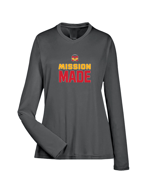 Mission Viejo HS Football Made - Womens Performance Longsleeve