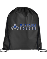 Moanalua HS  Girls Soccer Basic - Drawstring Bag