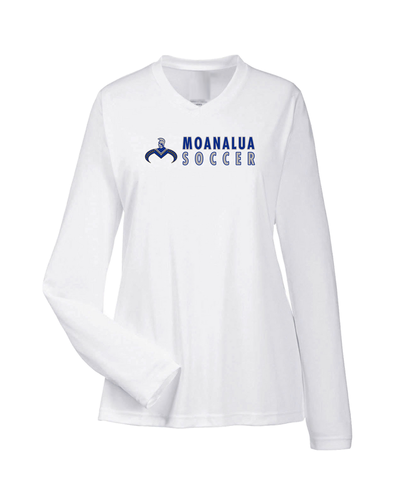 Moanalua HS  Girls Soccer Basic - Womens Performance Long Sleeve