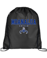 Moanalua HS  Girls Soccer Block - Drawstring Bag