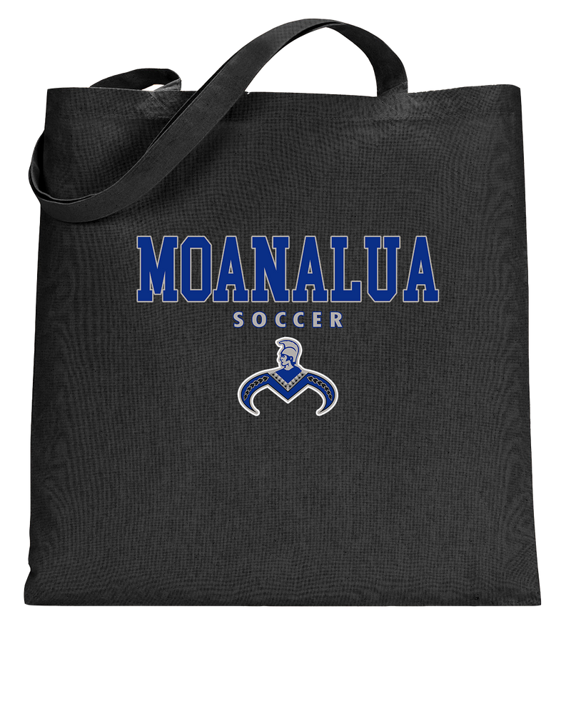 Moanalua HS  Girls Soccer Block - Tote Bag