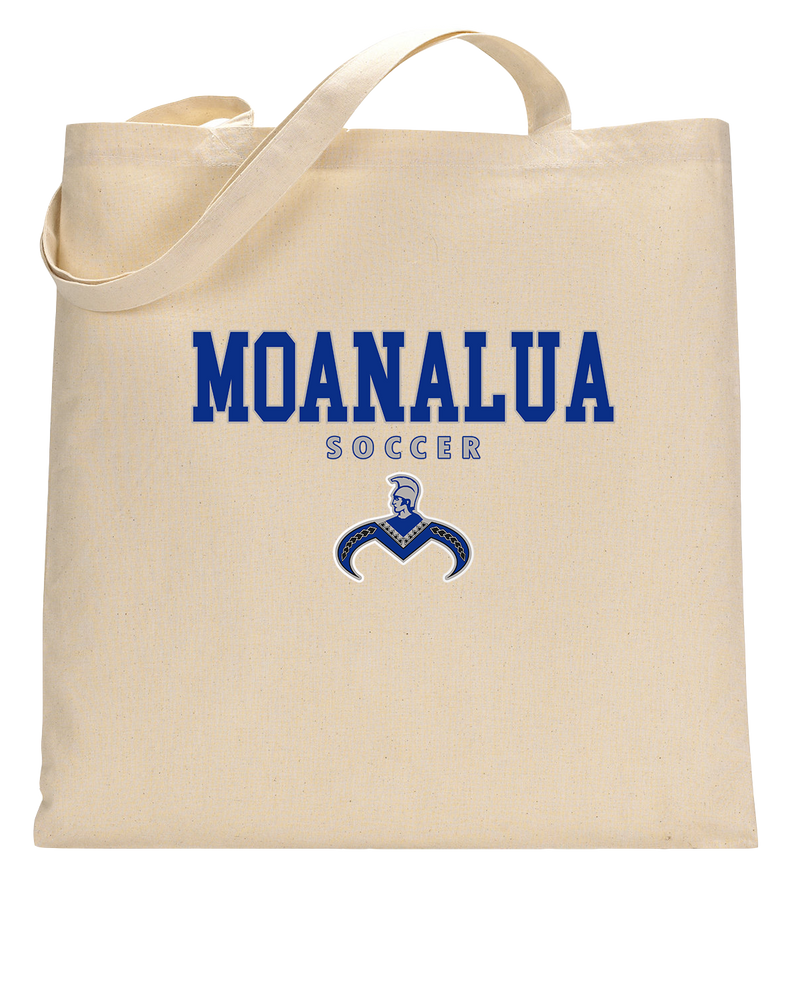 Moanalua HS  Girls Soccer Block - Tote Bag