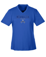 Moanalua HS  Girls Soccer Block - Womens Performance Shirt