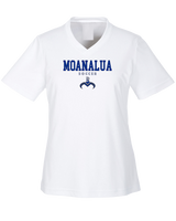 Moanalua HS  Girls Soccer Block - Womens Performance Shirt