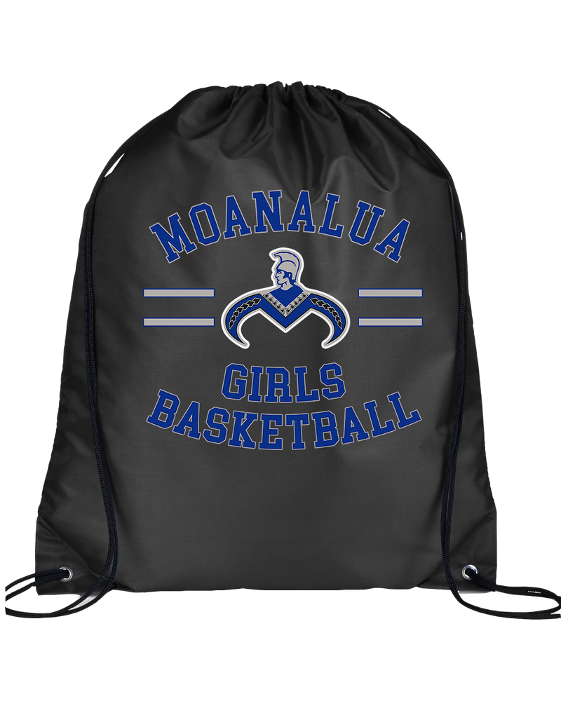 Moanalua HS Girls Basketball Curve - Drawstring Bag