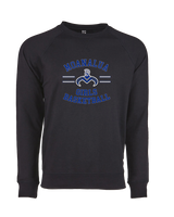 Moanalua HS Girls Basketball Curve - Crewneck Sweatshirt