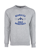 Moanalua HS Girls Basketball Curve - Crewneck Sweatshirt