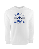 Moanalua HS Girls Basketball Curve - Crewneck Sweatshirt