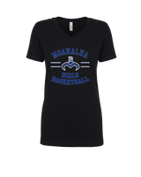 Moanalua HS Girls Basketball Curve - Womens V-Neck
