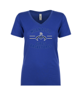 Moanalua HS Girls Basketball Curve - Womens V-Neck
