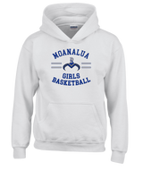 Moanalua HS Girls Basketball Curve - Youth Hoodie