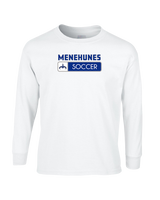 Moanalua HS  Girls Soccer Pennant - Mens Cotton Long Sleeve