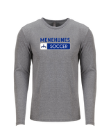 Moanalua HS  Girls Soccer Pennant - Tri Blend Long Sleeve