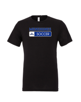 Moanalua HS  Girls Soccer Pennant - Mens Tri Blend Shirt