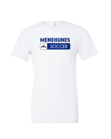 Moanalua HS  Girls Soccer Pennant - Mens Tri Blend Shirt