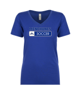 Moanalua HS  Girls Soccer Pennant - Womens V-Neck