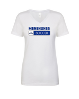 Moanalua HS  Girls Soccer Pennant - Womens V-Neck