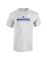 Moanalua HS Girls Basketball Stacked - Cotton T-Shirt