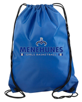 Moanalua HS Girls Basketball Stacked - Drawstring Bag