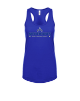 Moanalua HS Girls Basketball Stacked - Womens Tank Top